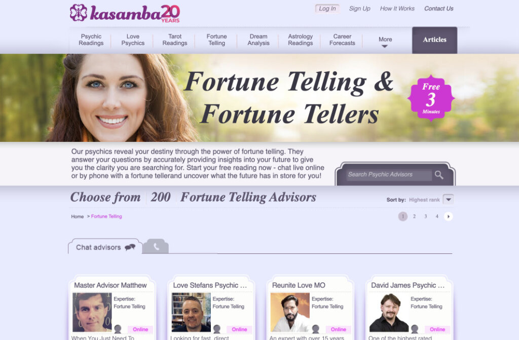 Kasamba Fortune Telling