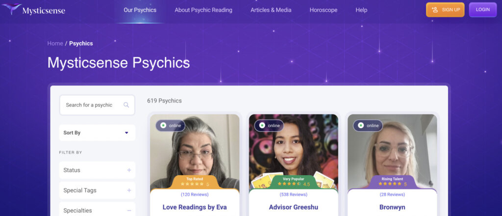 MysticSense - Love Psychics